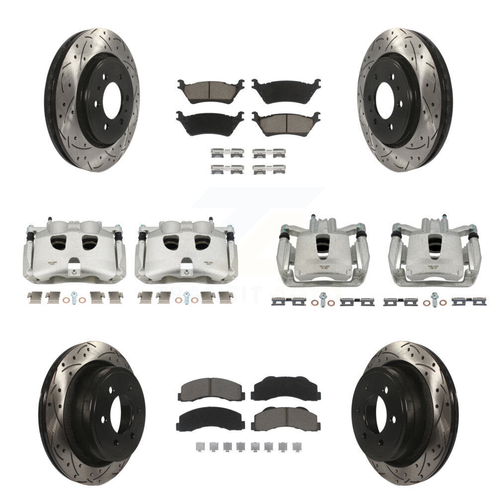 Transit Auto KCD-100388C Disc Brake Kit for 2012-2017 Ford F-150 - Front and Rear product image