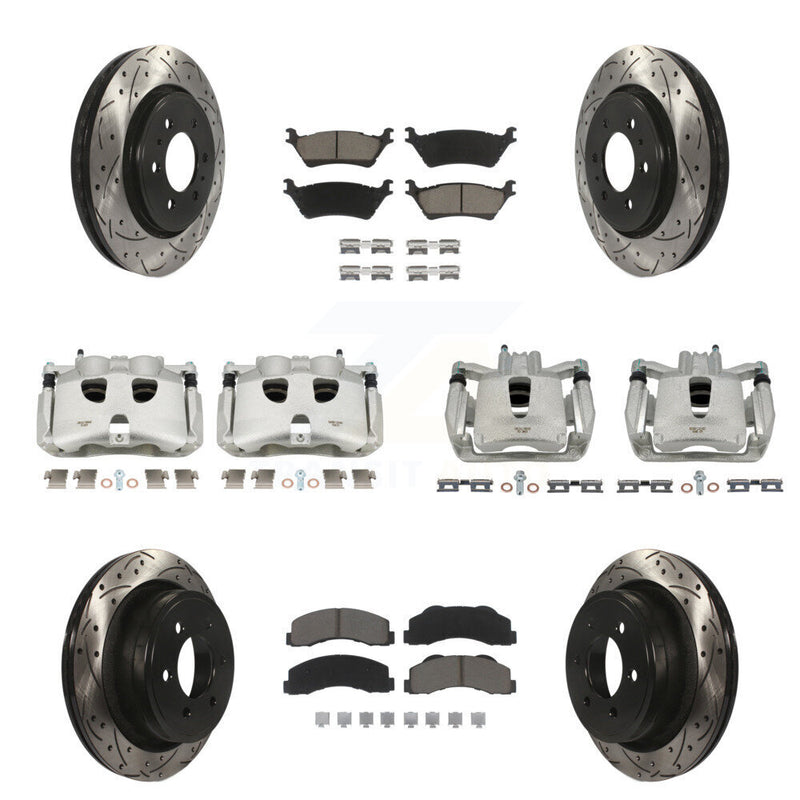Transit Auto KCD-100388C Disc Brake Kit for 2012-2017 Ford F-150 - Front and Rear product image