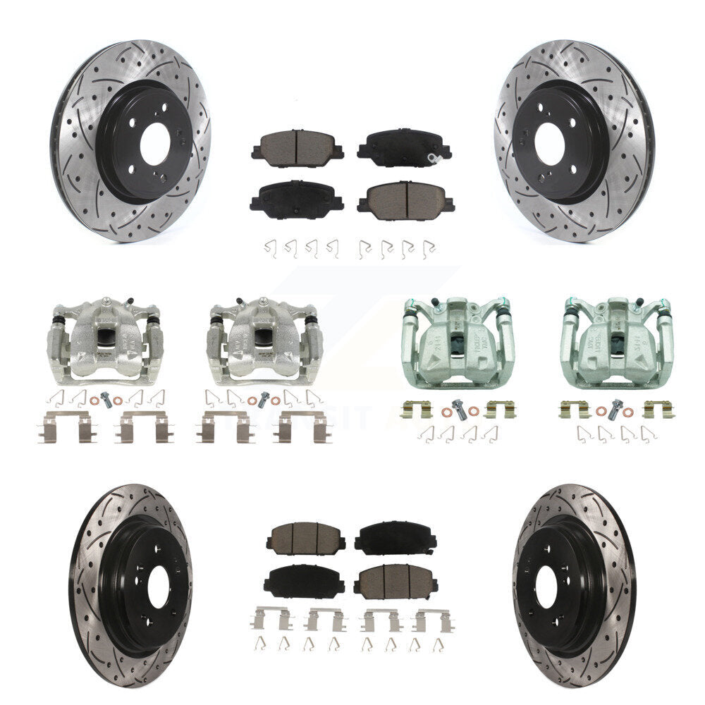 Transit Auto KCD-100389C Disc Brake Kit for 2017-2022 Honda CR-V - Front and Rear product image