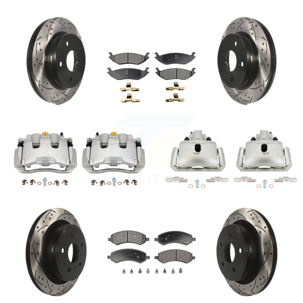 Transit Auto KCD-100390T Disc Brake Kit for 2007-2009 Chrysler Aspen, Dodge Durango - Front and Rear product image