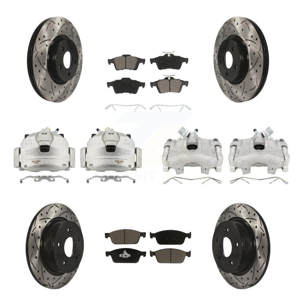 Transit Auto KCD-100391C Disc Brake Kit for 2013-2016 Ford Escape - Front and Rear product image
