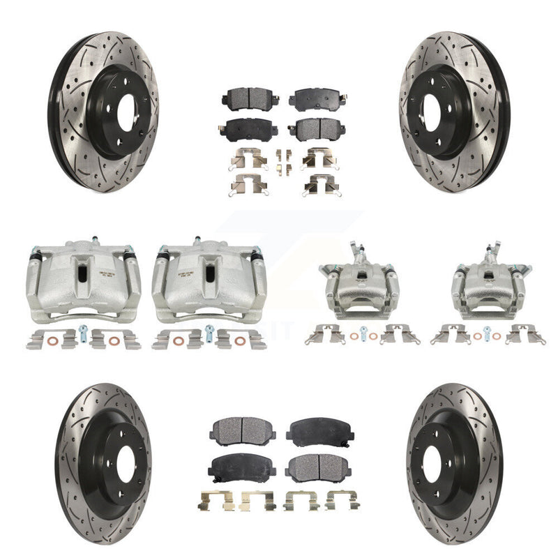 Transit Auto KCD-100391P Disc Brake Kit for 2013-2015 Mazda CX-5 - Front and Rear product image