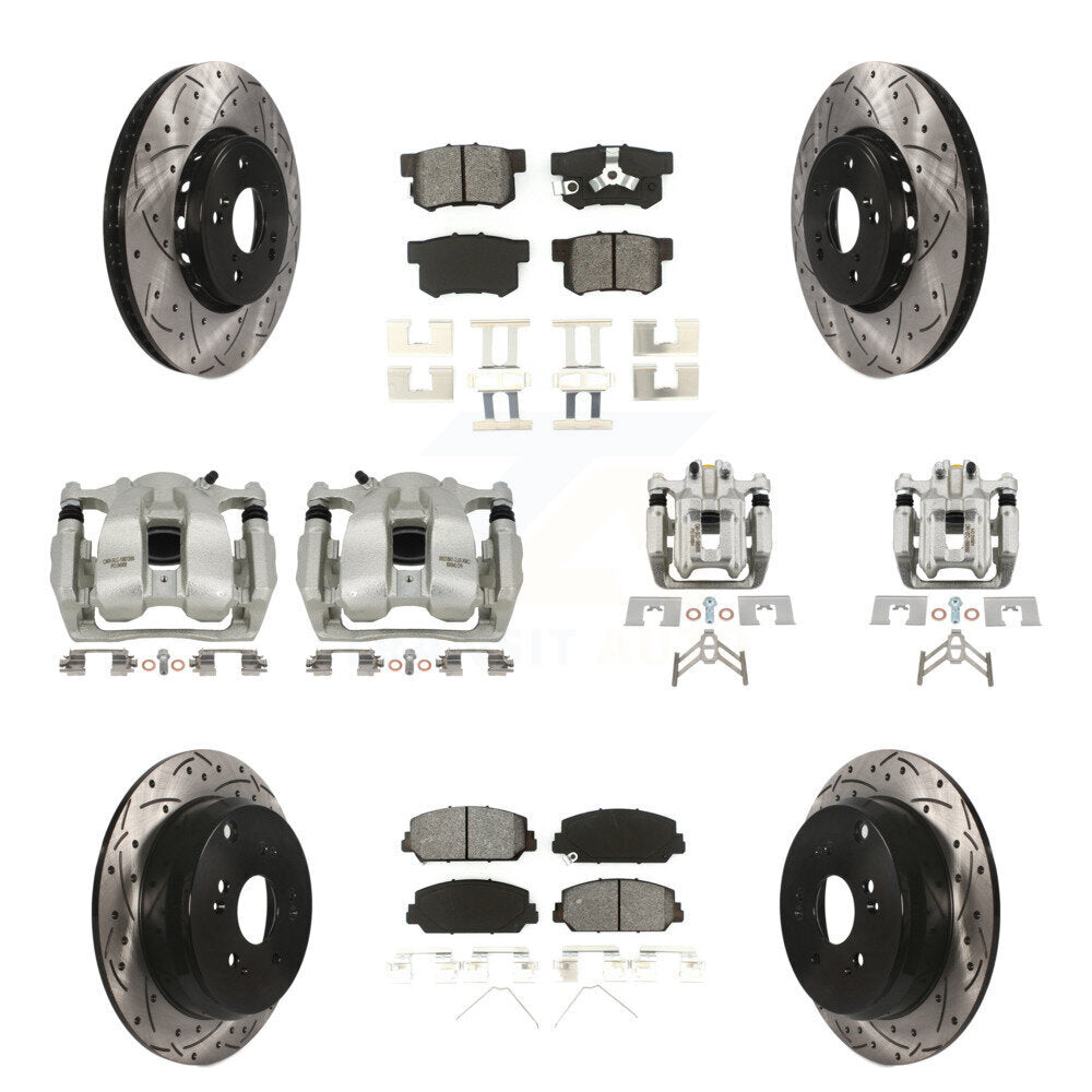 Transit Auto KCD-100391S Disc Brake Kit for 2016-2018 Acura RDX - Front and Rear product image