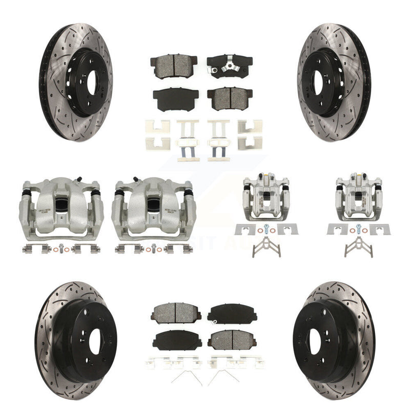 Transit Auto KCD-100391S Disc Brake Kit for 2016-2018 Acura RDX - Front and Rear product image