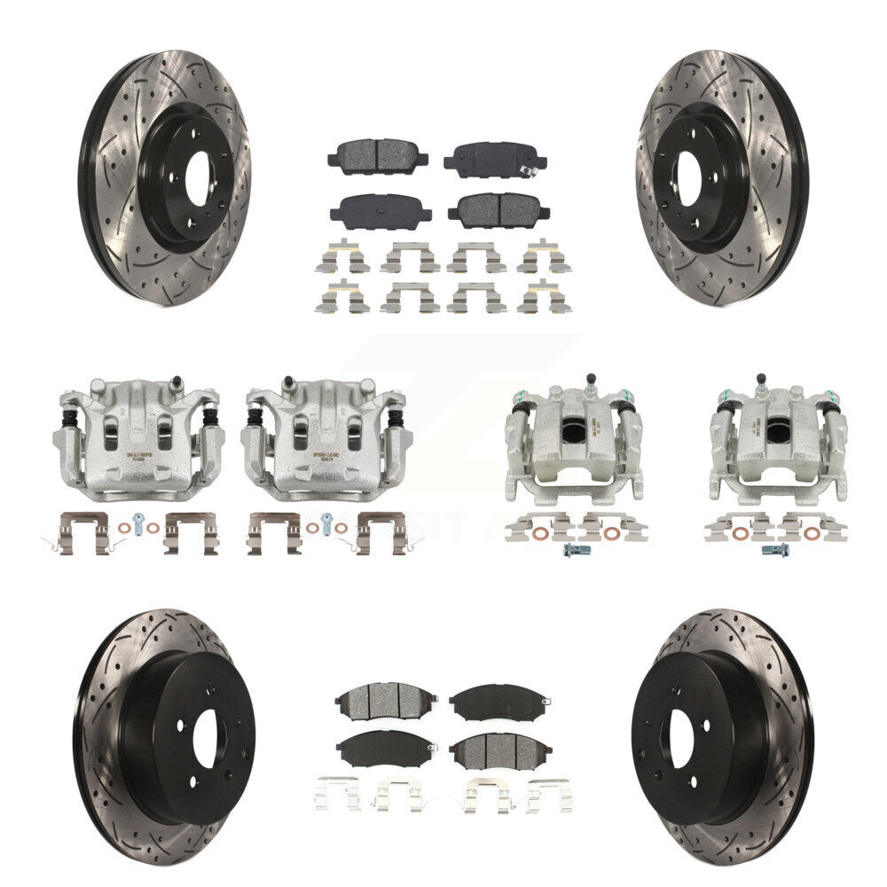 Transit Auto KCD-100392S Disc Brake Kit for 2011-2017 INFINITI QX70, Nissan Murano - Front and Rear product image