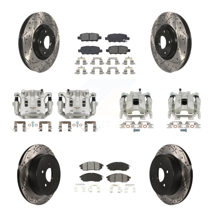 Transit Auto KCD-100392S Disc Brake Kit for 2011-2017 INFINITI QX70, Nissan Murano - Front and Rear product image