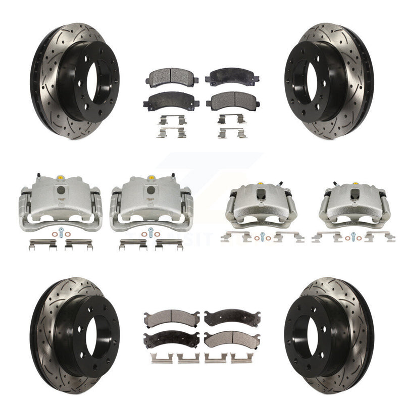 Transit Auto KCD-100392T Disc Brake Kit for 2008-2020 GMC Savana 2500, Chevrolet Express 2500 - Front and Rear product image