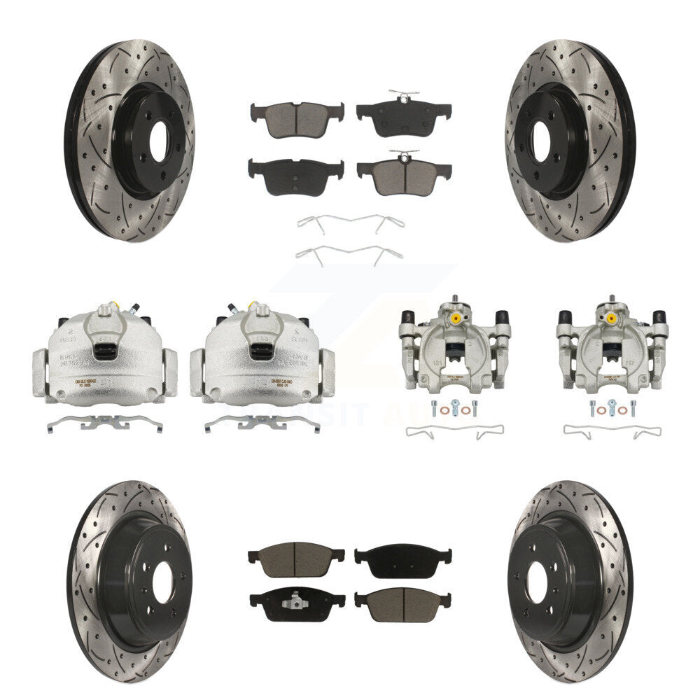 Transit Auto KCD-100393C Disc Brake Kit for 2017-2019 Lincoln MKC, Ford Escape - Front and Rear product image