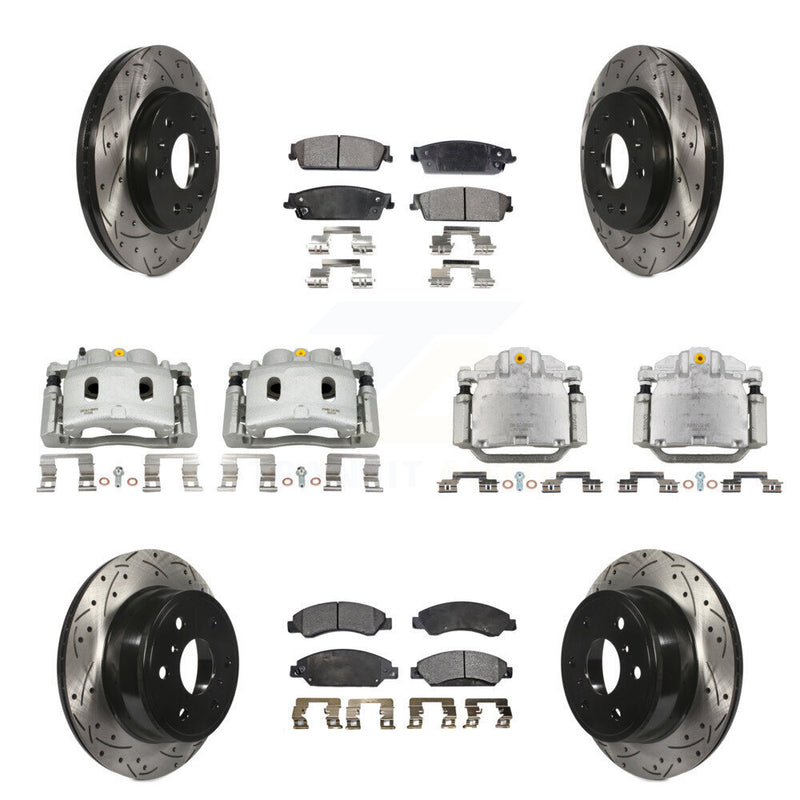 Transit Auto KCD-100394P Disc Brake Kit for 2007 Cadillac Escalade, Cadillac Escalade ESV, Cadillac Escalade EXT & more - Front and Rear product image