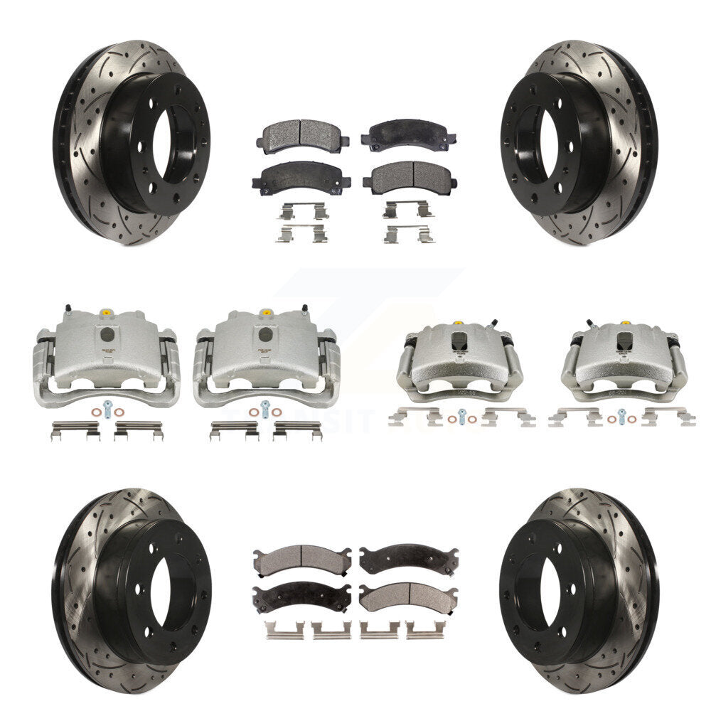 Transit Auto KCD-100394T Disc Brake Kit for 2007-2010 Chevrolet Express 2500, GMC Savana 2500 - Front and Rear product image
