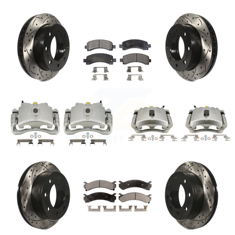 Transit Auto KCD-100394T Disc Brake Kit for 2007-2010 Chevrolet Express 2500, GMC Savana 2500 - Front and Rear product image