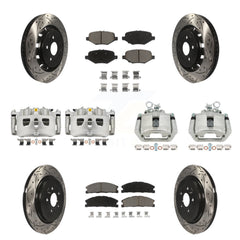 Transit Auto KCD-100395C Disc Brake Kit for 2013-2019 Ford Taurus, Ford Explorer, Ford Special Service Police Sedan & more - Front and Rear product image