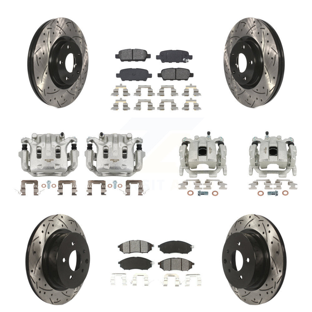 Transit Auto KCD-100396S Disc Brake Kit for 2008-2012 INFINITI EX35 - Front and Rear product image