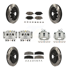 Transit Auto KCD-100397C Disc Brake Kit for 2013-2019 Ford Taurus, Ford Explorer, Lincoln MKS & more - Front and Rear product image