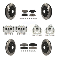 Transit Auto KCD-100400C Disc Brake Kit for 2016 Lincoln MKS - Front and Rear product image