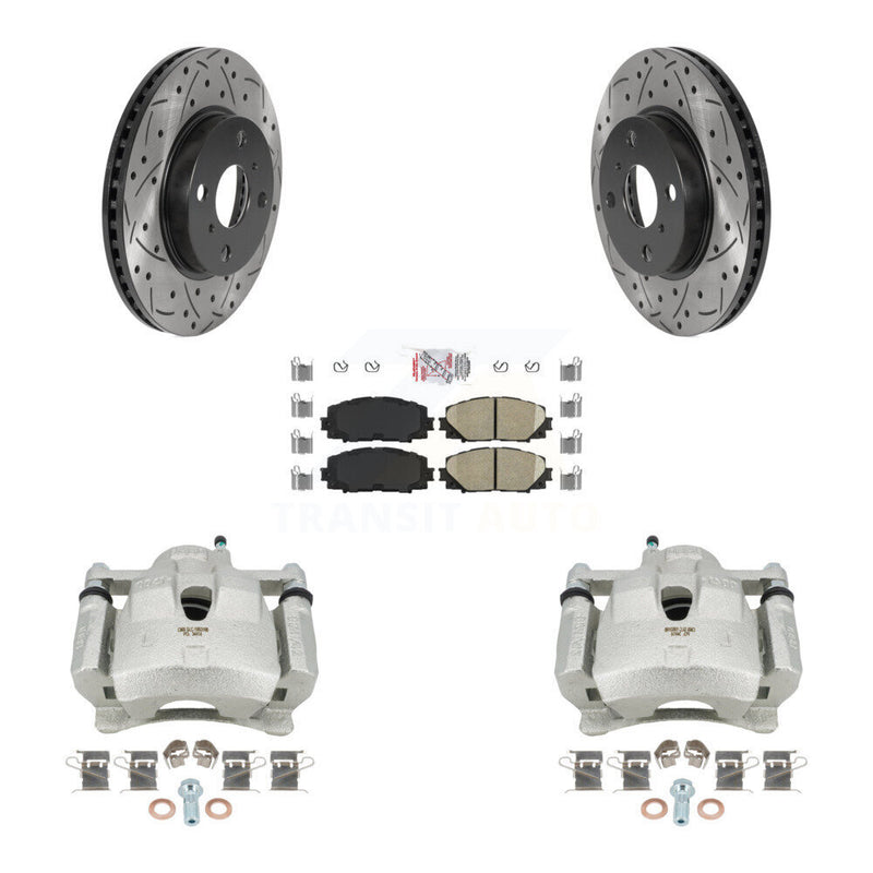 Transit Auto KCD-100400N Disc Brake Kit for 2006-2018 Toyota Yaris - Front product image