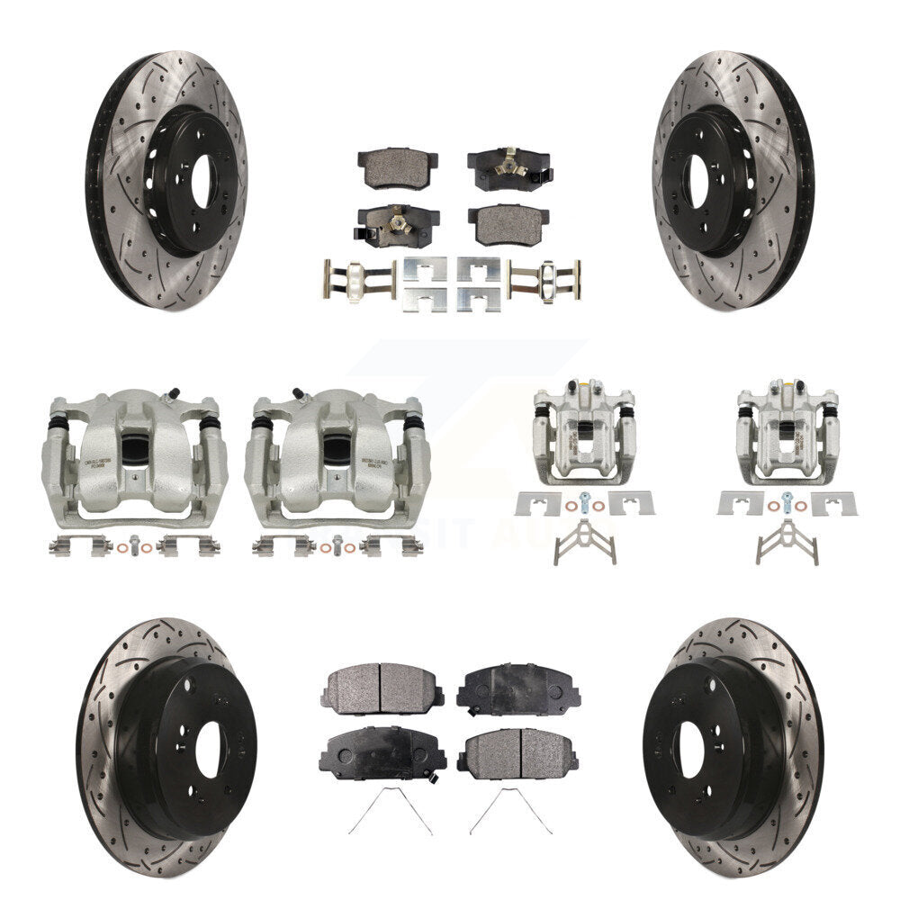Transit Auto KCD-100400P Disc Brake Kit for 2016-2018 Acura RDX - Front and Rear product image