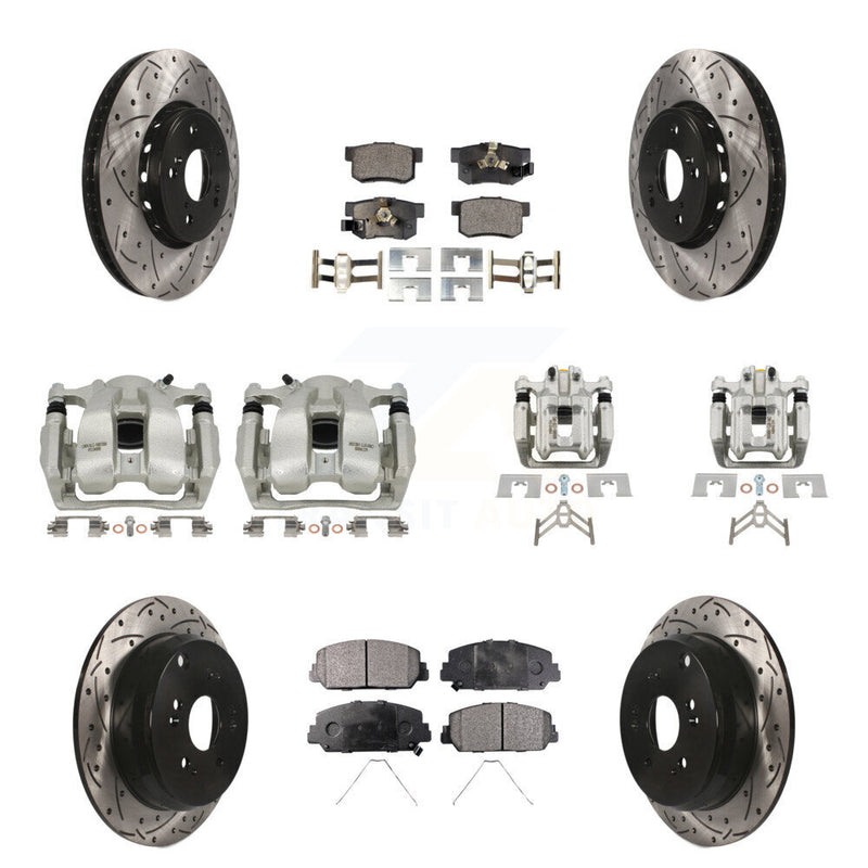 Transit Auto KCD-100400P Disc Brake Kit for 2016-2018 Acura RDX - Front and Rear product image