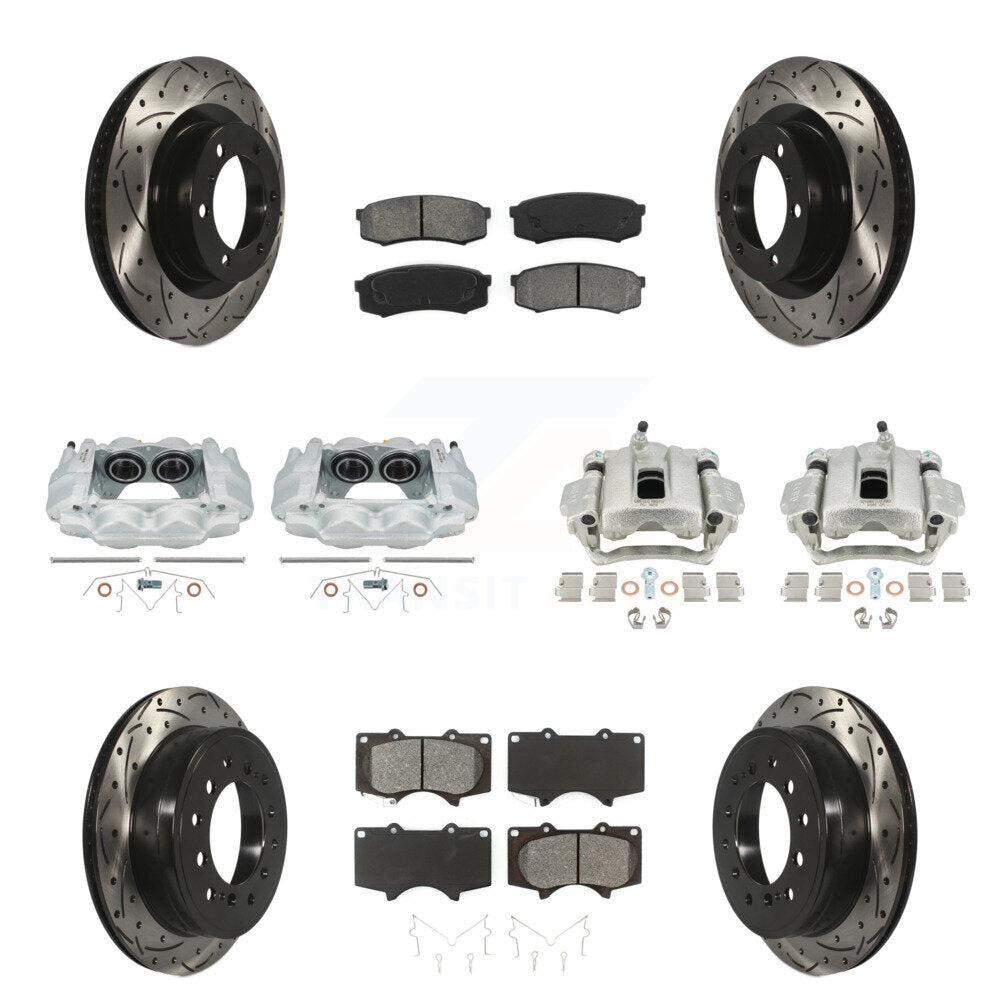 Transit Auto KCD-100400S Disc Brake Kit for 2010-2015 Lexus GX460, Toyota 4Runner - Front and Rear product image