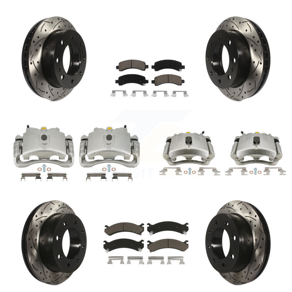 Transit Auto KCD-100401C Disc Brake Kit for 2008-2020 GMC Savana 2500, Chevrolet Express 2500 - Front and Rear product image