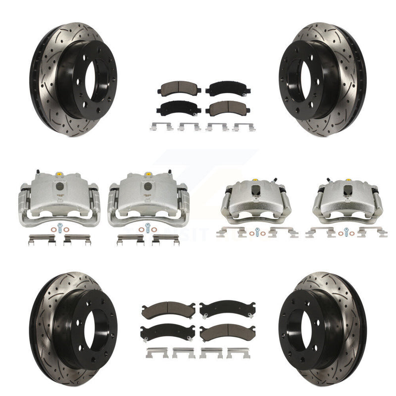 Transit Auto KCD-100401C Disc Brake Kit for 2008-2020 GMC Savana 2500, Chevrolet Express 2500 - Front and Rear product image