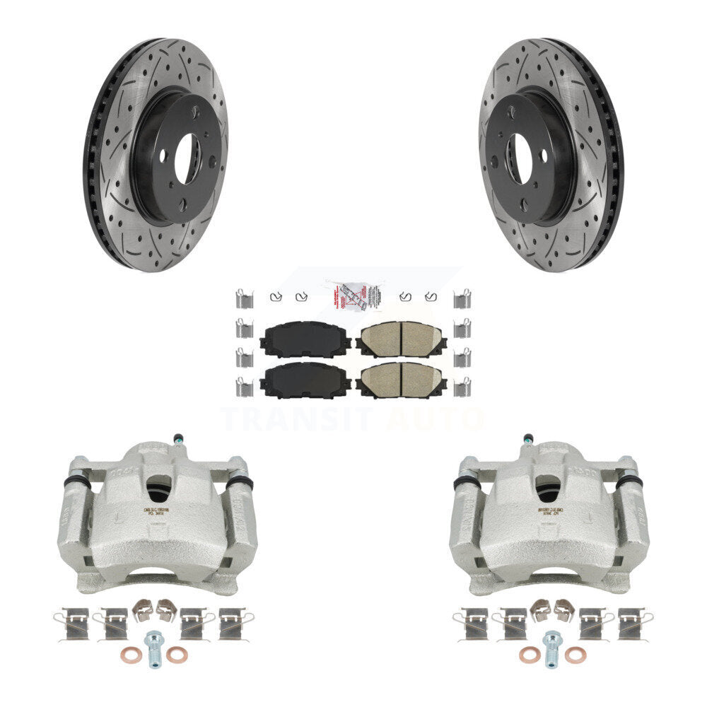 Transit Auto KCD-100401N Disc Brake Kit for 2006-2018 Toyota Yaris - Front product image