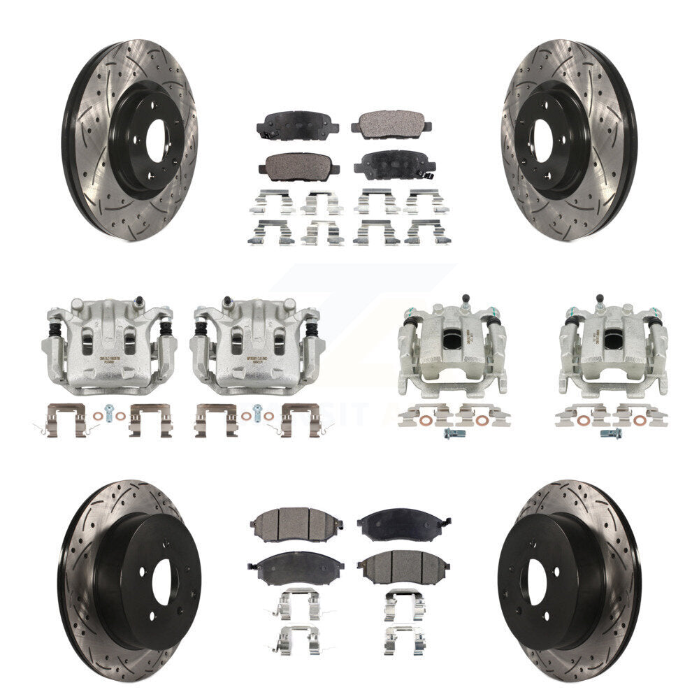 Transit Auto KCD-100401P Disc Brake Kit for 2011-2017 INFINITI QX70, Nissan Murano - Front and Rear product image