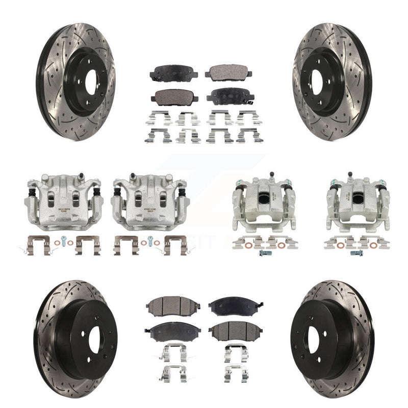 Transit Auto KCD-100401P Disc Brake Kit for 2011-2017 INFINITI QX70, Nissan Murano - Front and Rear product image