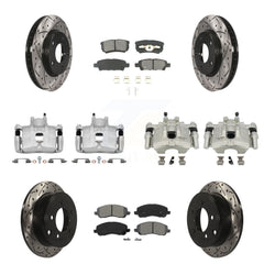 Transit Auto KCD-100401S Disc Brake Kit for 2008-2016 Mitsubishi Lancer - Front and Rear product image