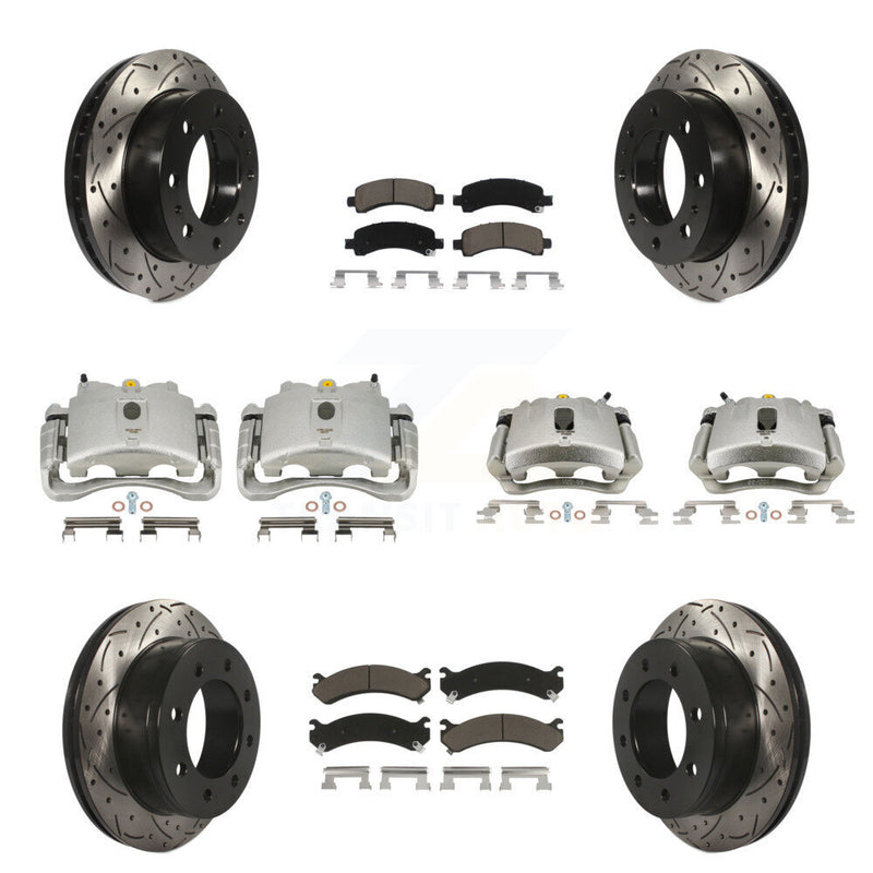 Transit Auto KCD-100402C Disc Brake Kit for 2007-2018 Chevrolet Express 2500, GMC Savana 2500 - Front and Rear product image