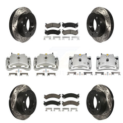 Transit Auto KCD-100403C Disc Brake Kit for 1999-2009 Chevrolet Silverado 1500 HD Classic, Chevrolet Suburban 2500, GMC Sierra 1500 HD Classic & more - Front and Rear product image