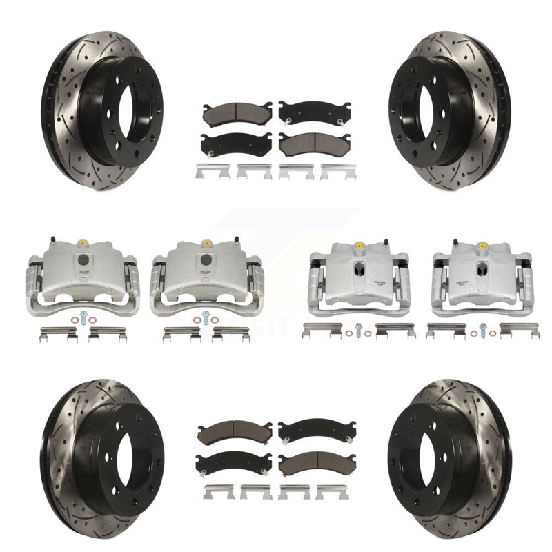 Transit Auto KCD-100403C Disc Brake Kit for 1999-2009 Chevrolet Silverado 1500 HD Classic, Chevrolet Suburban 2500, GMC Sierra 1500 HD Classic & more - Front and Rear product image