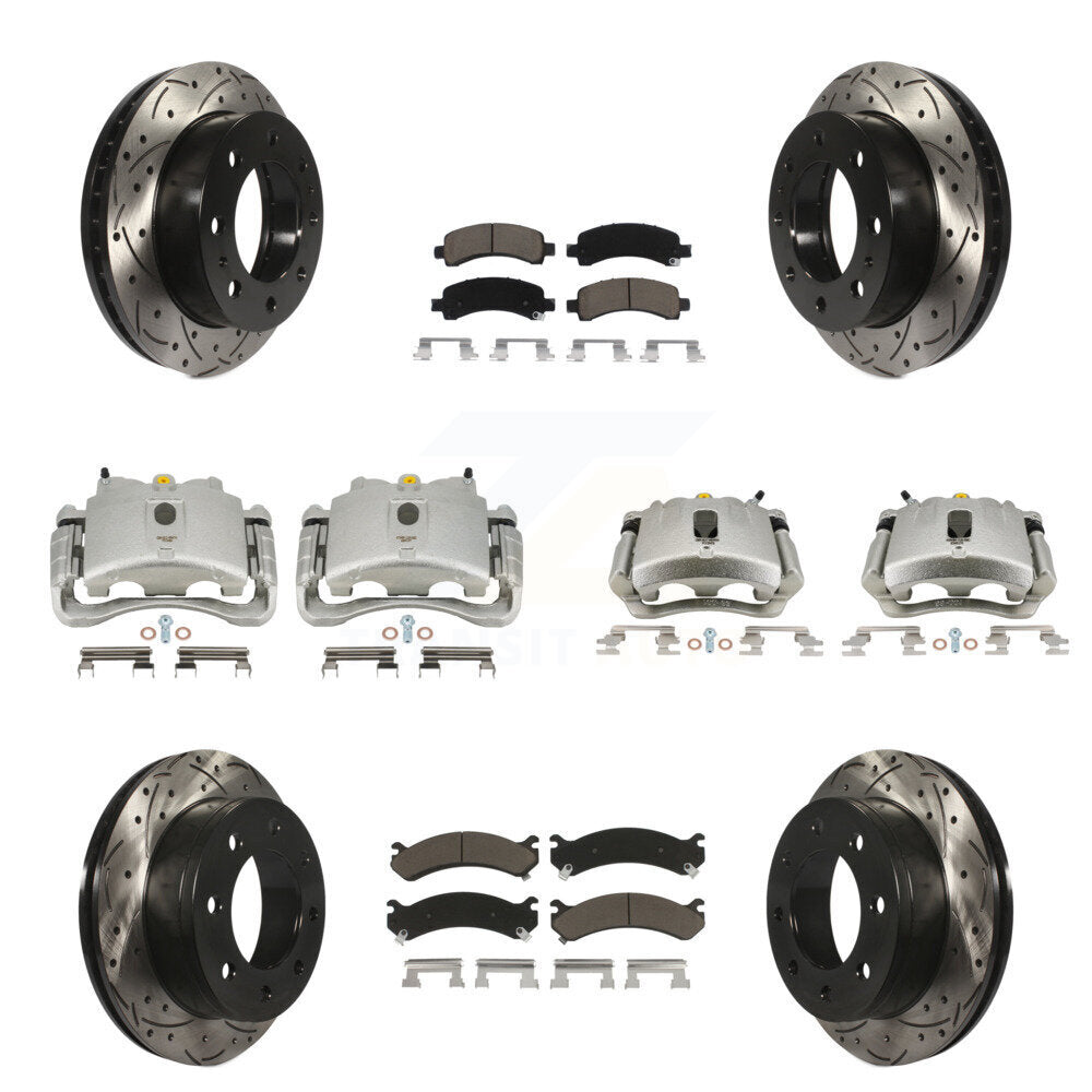 Transit Auto KCD-100404C Disc Brake Kit for 2007-2010 Chevrolet Express 2500, GMC Savana 2500 - Front and Rear product image