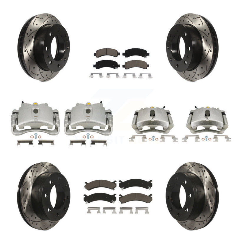 Transit Auto KCD-100404C Disc Brake Kit for 2007-2010 Chevrolet Express 2500, GMC Savana 2500 - Front and Rear product image
