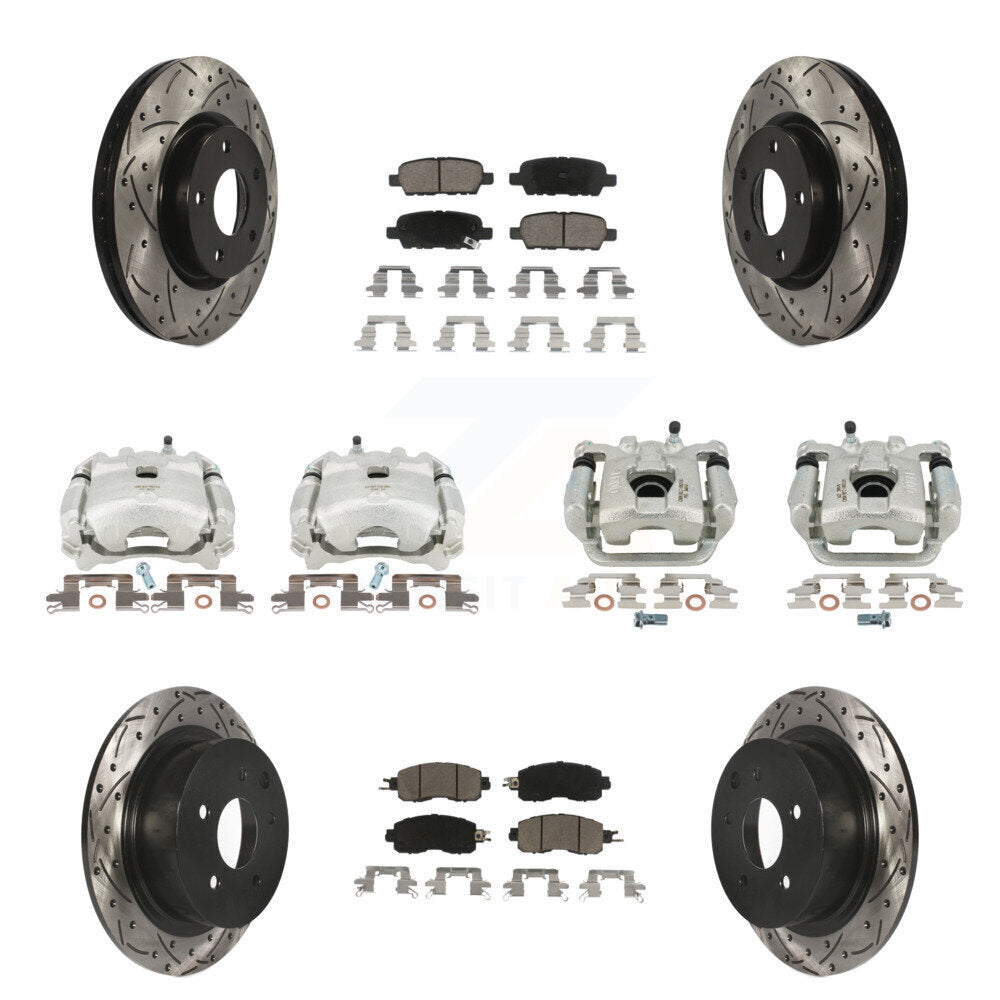 Transit Auto KCD-100405C Disc Brake Kit for 2013-2018 Nissan Altima - Front and Rear product image