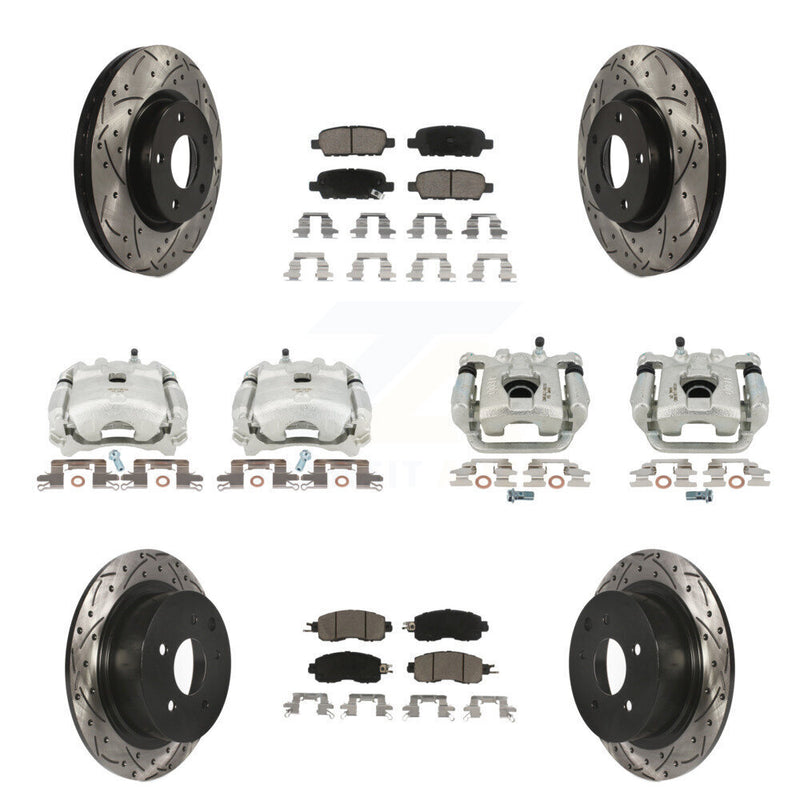 Transit Auto KCD-100405C Disc Brake Kit for 2013-2018 Nissan Altima - Front and Rear product image