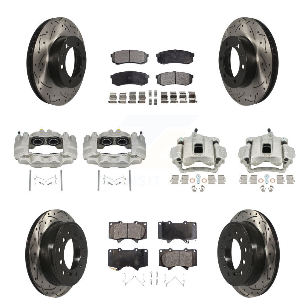 Transit Auto KCD-100405T Disc Brake Kit for 2010-2014 Toyota FJ Cruiser - Front and Rear product image