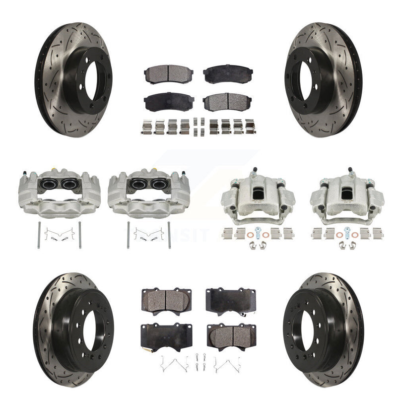 Transit Auto KCD-100405T Disc Brake Kit for 2010-2014 Toyota FJ Cruiser - Front and Rear product image