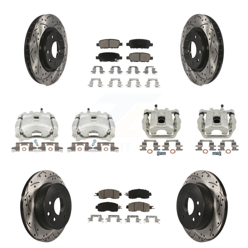 Transit Auto KCD-100406C Disc Brake Kit for 2015-2017 Nissan LEAF - Front and Rear product image
