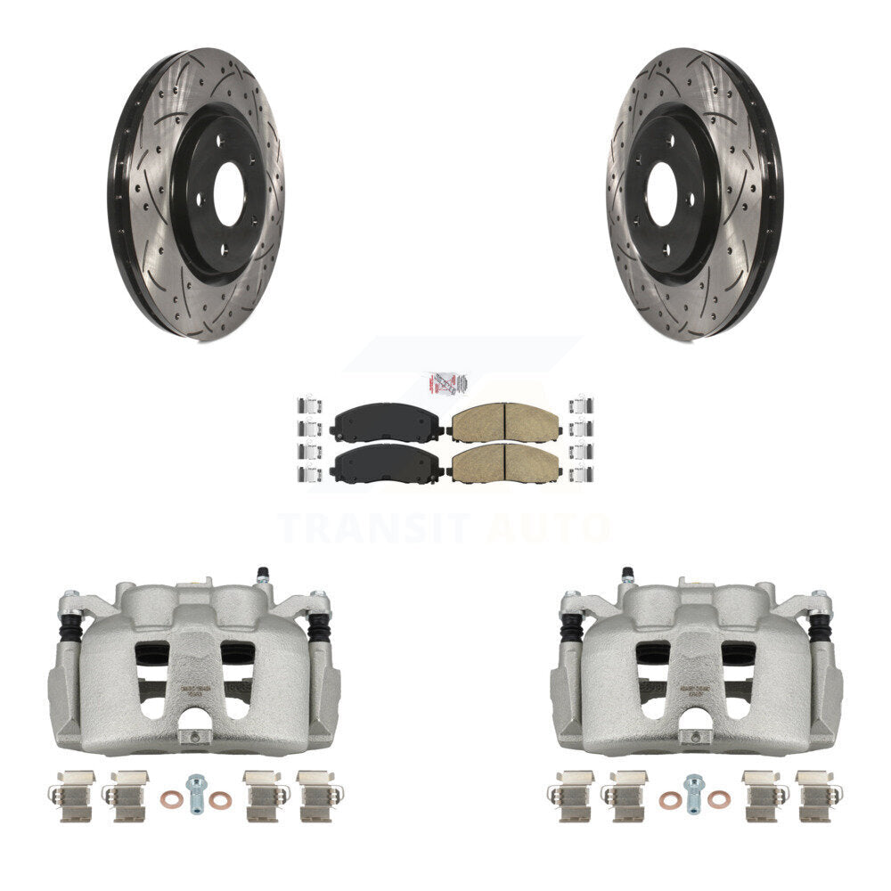 Transit Auto KCD-100406N Disc Brake Kit for 2014-2020 Dodge Journey - Front product image
