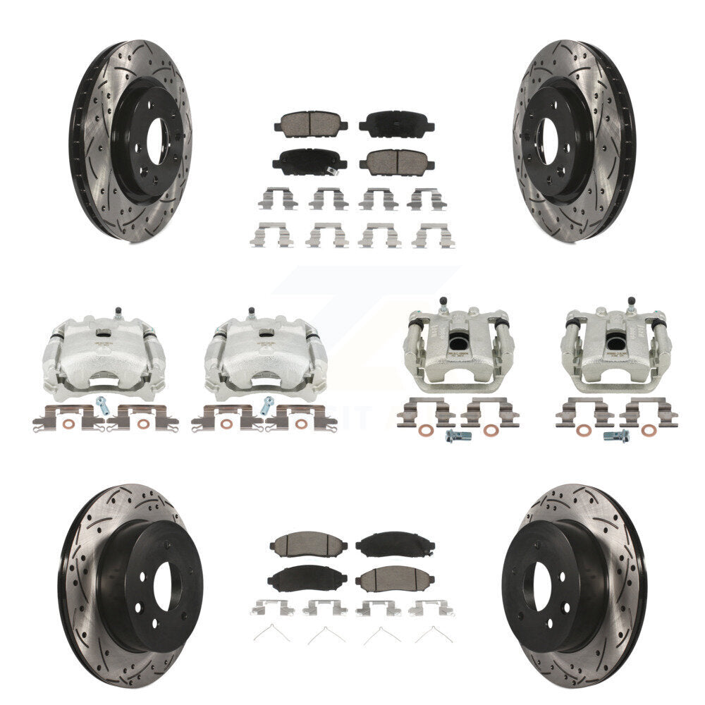Transit Auto KCD-100407C Disc Brake Kit for 2015 Nissan LEAF - Front and Rear product image