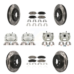 Transit Auto KCD-100407C Disc Brake Kit for 2015 Nissan LEAF - Front and Rear product image