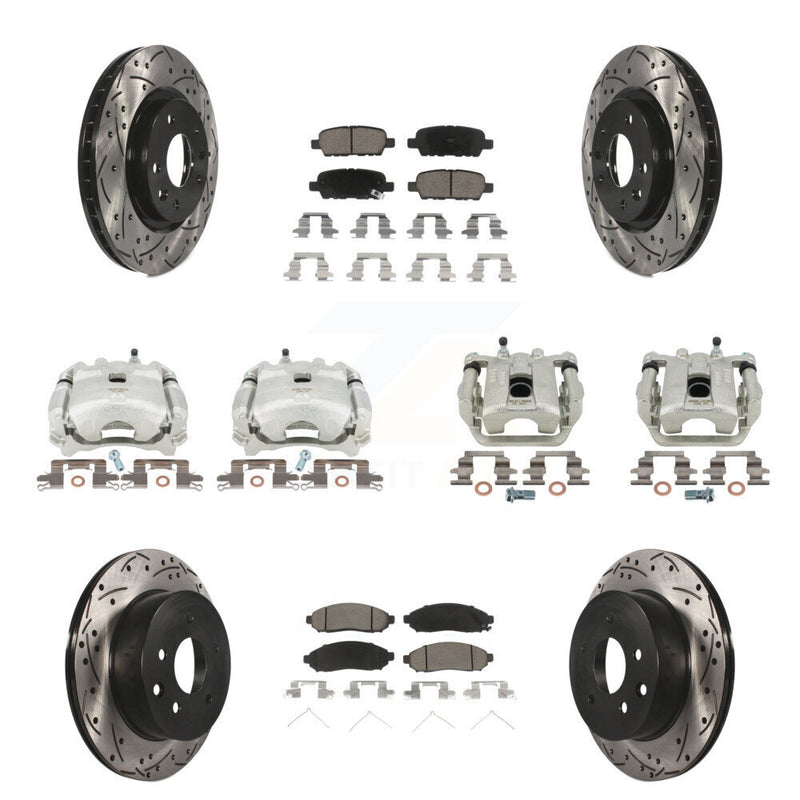 Transit Auto KCD-100407C Disc Brake Kit for 2015 Nissan LEAF - Front and Rear product image