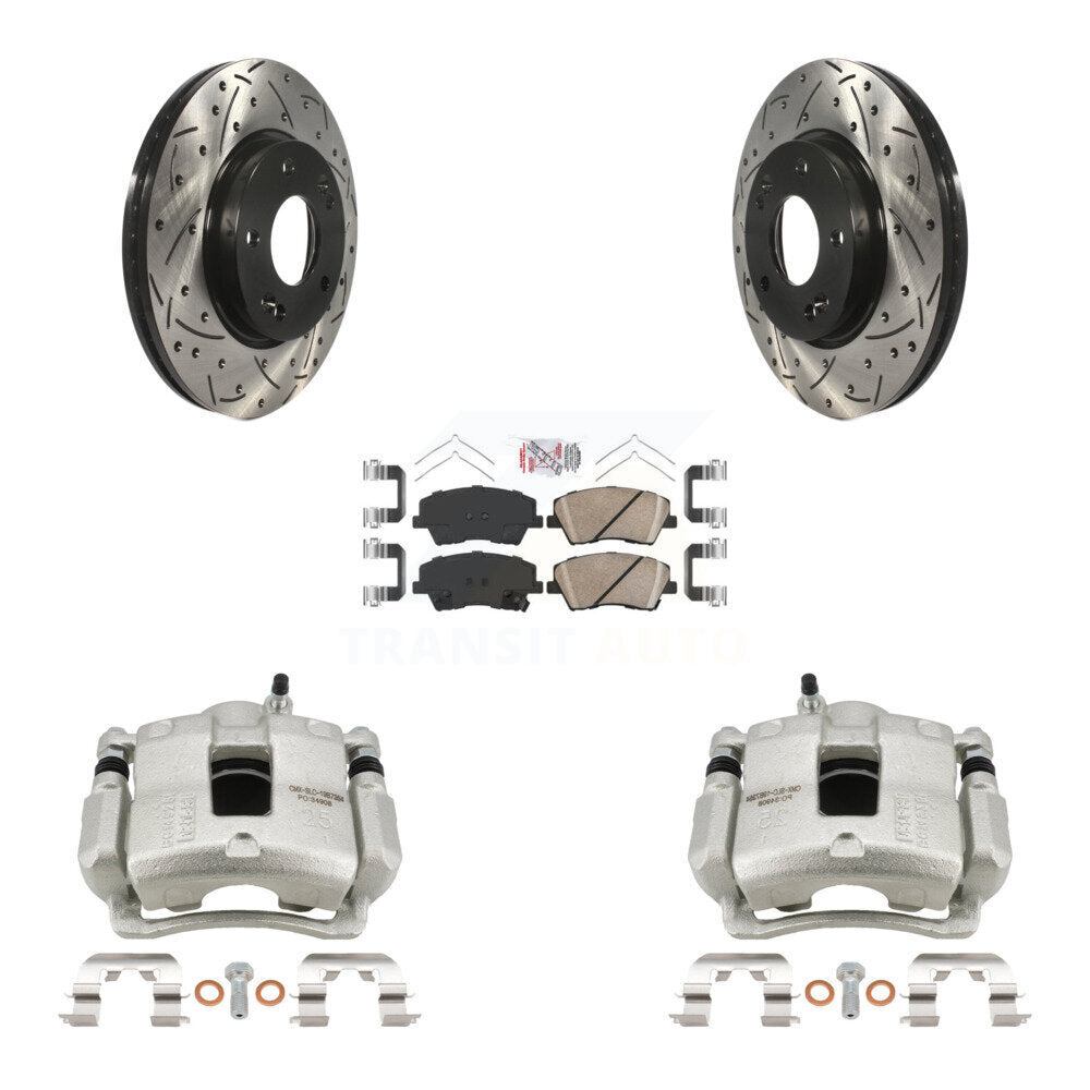 Transit Auto KCD-100408N Disc Brake Kit for 2017-2020 Hyundai Elantra - Front product image