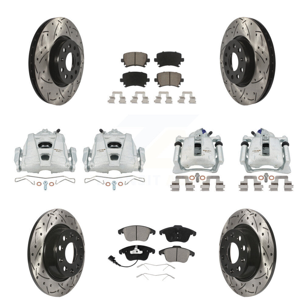 Transit Auto KCD-100410C Disc Brake Kit for 2009-2011 Volkswagen Tiguan - Front and Rear product image
