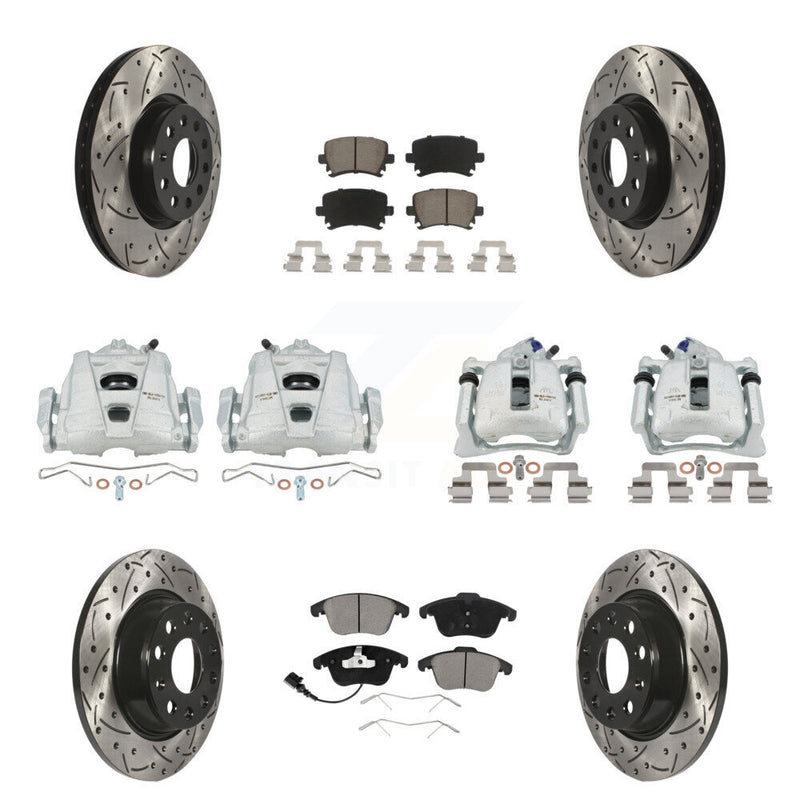 Transit Auto KCD-100410C Disc Brake Kit for 2009-2011 Volkswagen Tiguan - Front and Rear product image