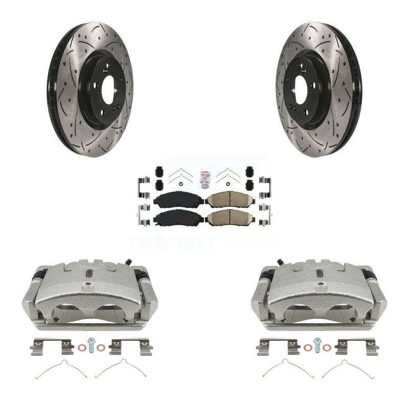 Transit Auto KCD-100410N Disc Brake Kit for 2009-2015 Honda Pilot - Front product image
