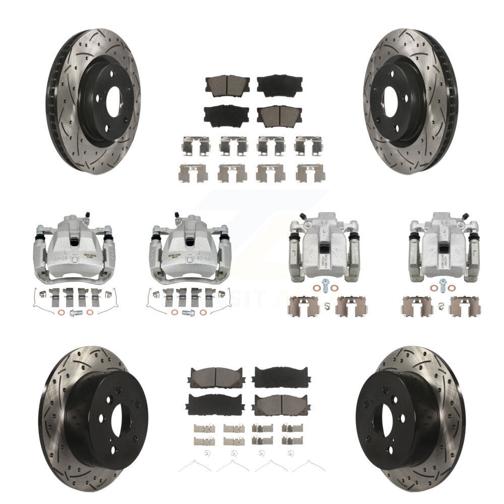 Transit Auto KCD-100411C Disc Brake Kit for 2007-2012 Lexus ES350, Toyota Camry, Toyota Avalon - Front and Rear product image