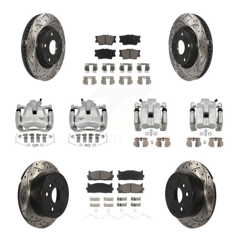 Transit Auto KCD-100411C Disc Brake Kit for 2007-2012 Lexus ES350, Toyota Camry, Toyota Avalon - Front and Rear product image