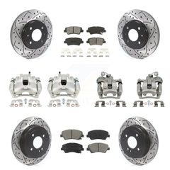 Transit Auto KCD-100411S Disc Brake Kit for 2012-2016 Hyundai Accent - Front and Rear product image